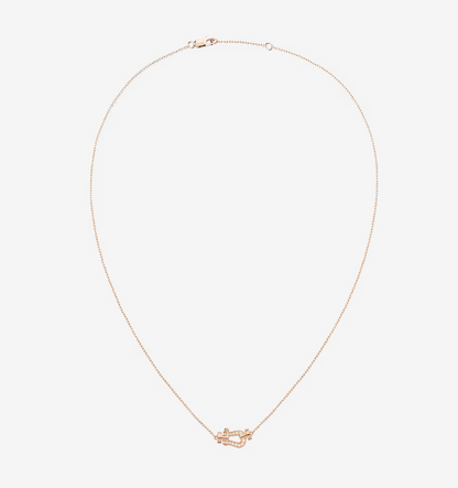 [⭐Glow]FORCE 10 DIAMOND PINK GOLD NECKLACE MINI MODEL