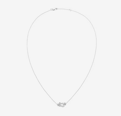 [⭐Glow]FORCE 10 DIAMOND SILVER NECKLACE MINI MODEL