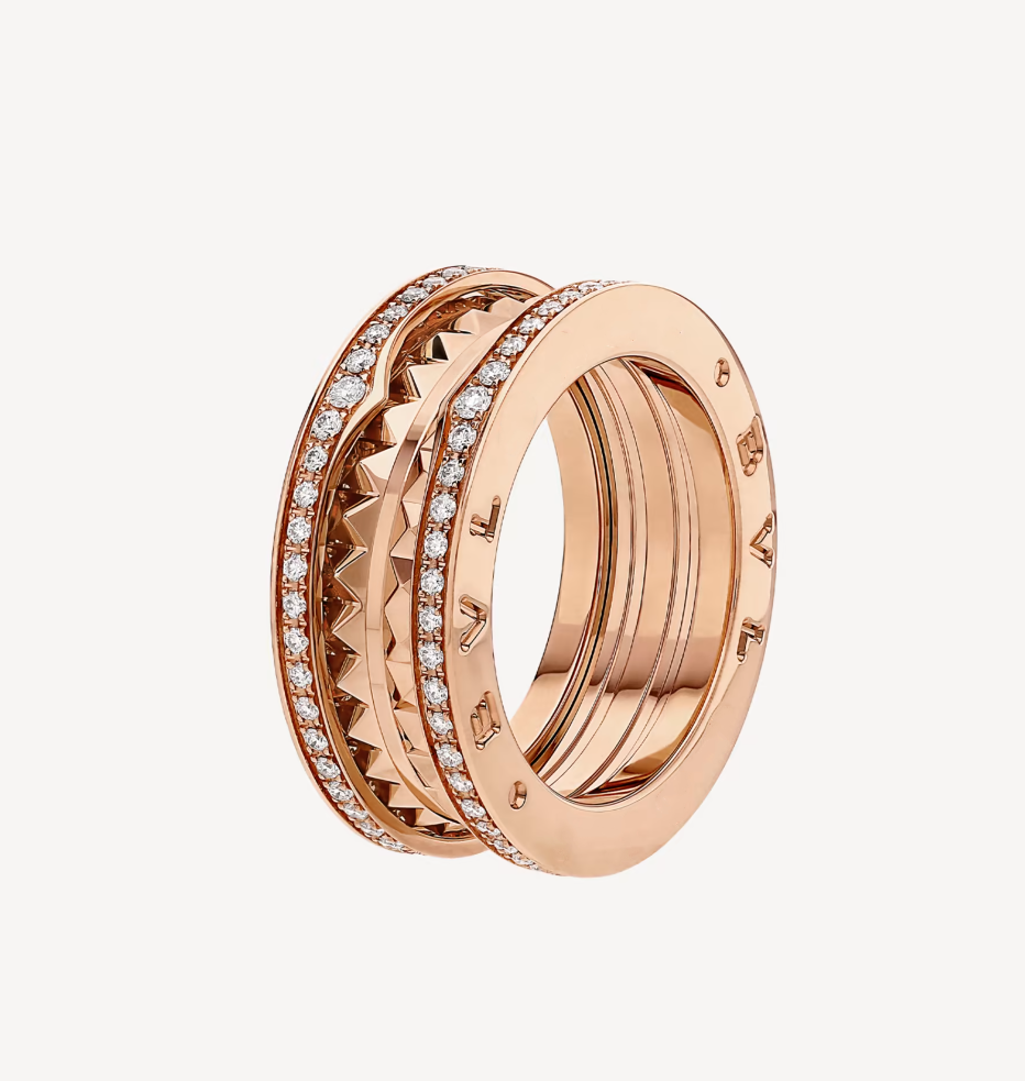 [⭐Glow]ZERO 1 ROCK DIAMOND PINK GOLD