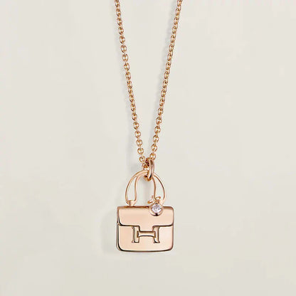 [⭐Glow]AMULETTE PEDANT ROSE GOLD NECKLACE
