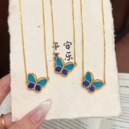 [⭐Glow]  2026 NEW LUCKY BUTTERFLY 1 MOTIFS NECKLACE