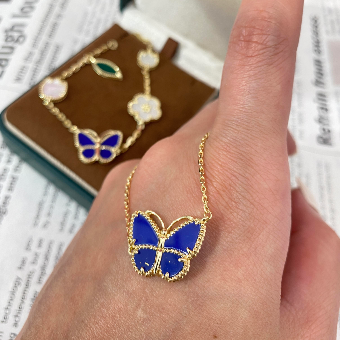 [⭐Glow]  2026 NEW LUCKY BUTTERFLY 1 MOTIFS NECKLACE