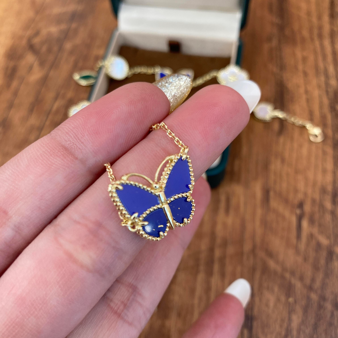 [⭐Glow]  2026 NEW LUCKY BUTTERFLY 1 MOTIFS NECKLACE