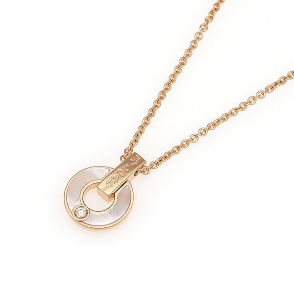 [⭐Glow]GARI NECKLACE PINK GOLD MOP