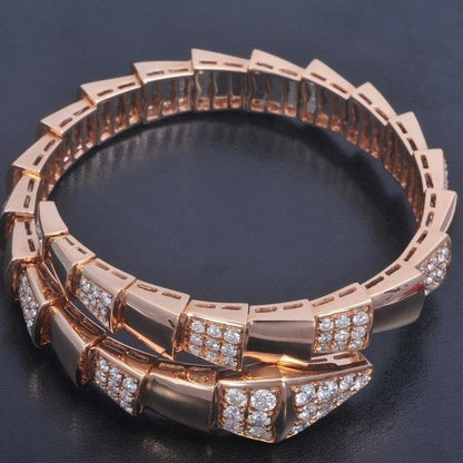 [⭐Glow]SERPENTI BRACELET PINK GOLD DIAMOND