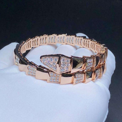 [⭐Glow]SERPENTI BRACELET PINK GOLD DIAMOND