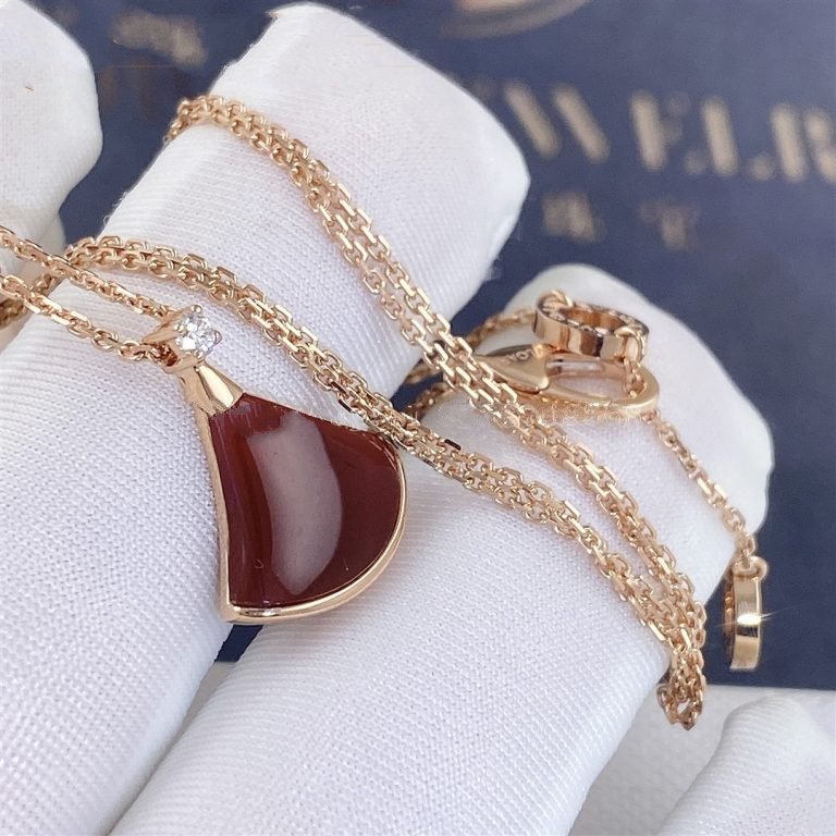 [⭐Glow]DREAM NECKLACE CARNELIAN 1 DIAMOND