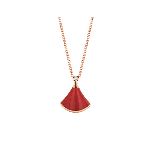 [⭐Glow]DREAM NECKLACE CARNELIAN 1 DIAMOND