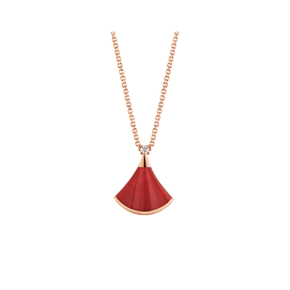 [⭐Glow]DREAM NECKLACE CARNELIAN 1 DIAMOND