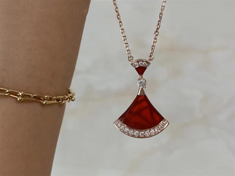 [⭐Glow]DREAM NECKLACE CARNELIAN DIAMOND