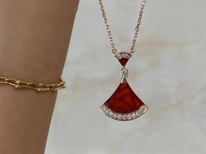 [⭐Glow]DREAM NECKLACE CARNELIAN DIAMOND