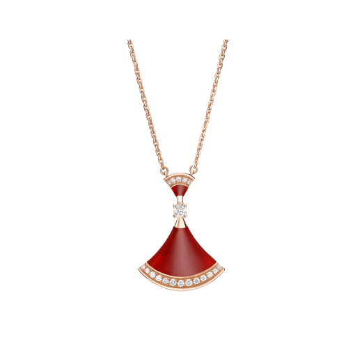 [⭐Glow]DREAM NECKLACE CARNELIAN DIAMOND