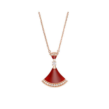 [⭐Glow]DREAM NECKLACE CARNELIAN DIAMOND