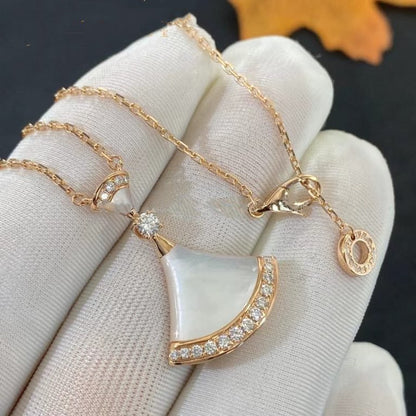 [⭐Glow]DREAM NECKLACE MOP PINK GOLD DIAMOND