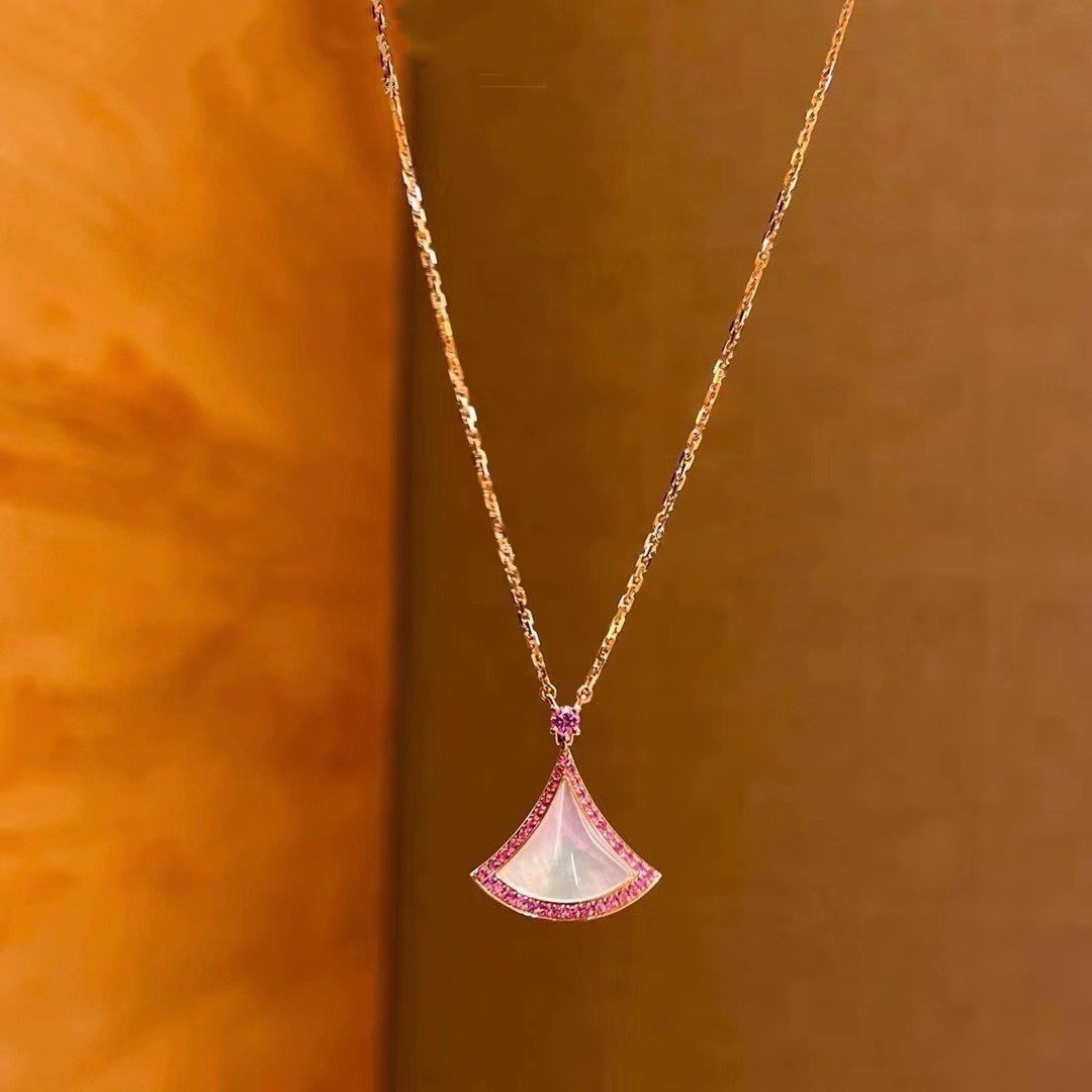 [⭐Glow]DREAM NECKLACE MOP DIAMOND PINK