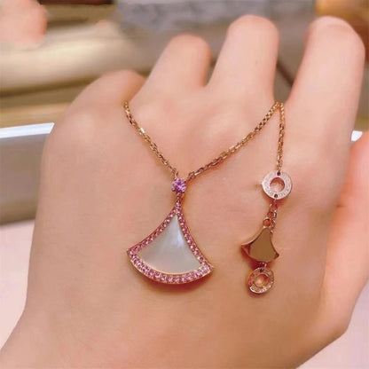 [⭐Glow]DREAM NECKLACE MOP DIAMOND PINK
