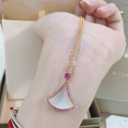 [⭐Glow]DREAM NECKLACE MOP DIAMOND PINK