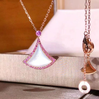 [⭐Glow]DREAM NECKLACE MOP DIAMOND PINK
