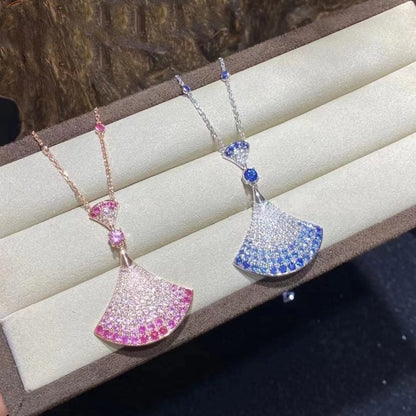 [⭐Glow]DREAM NECKLACE AGATE SILVER DIAMOND