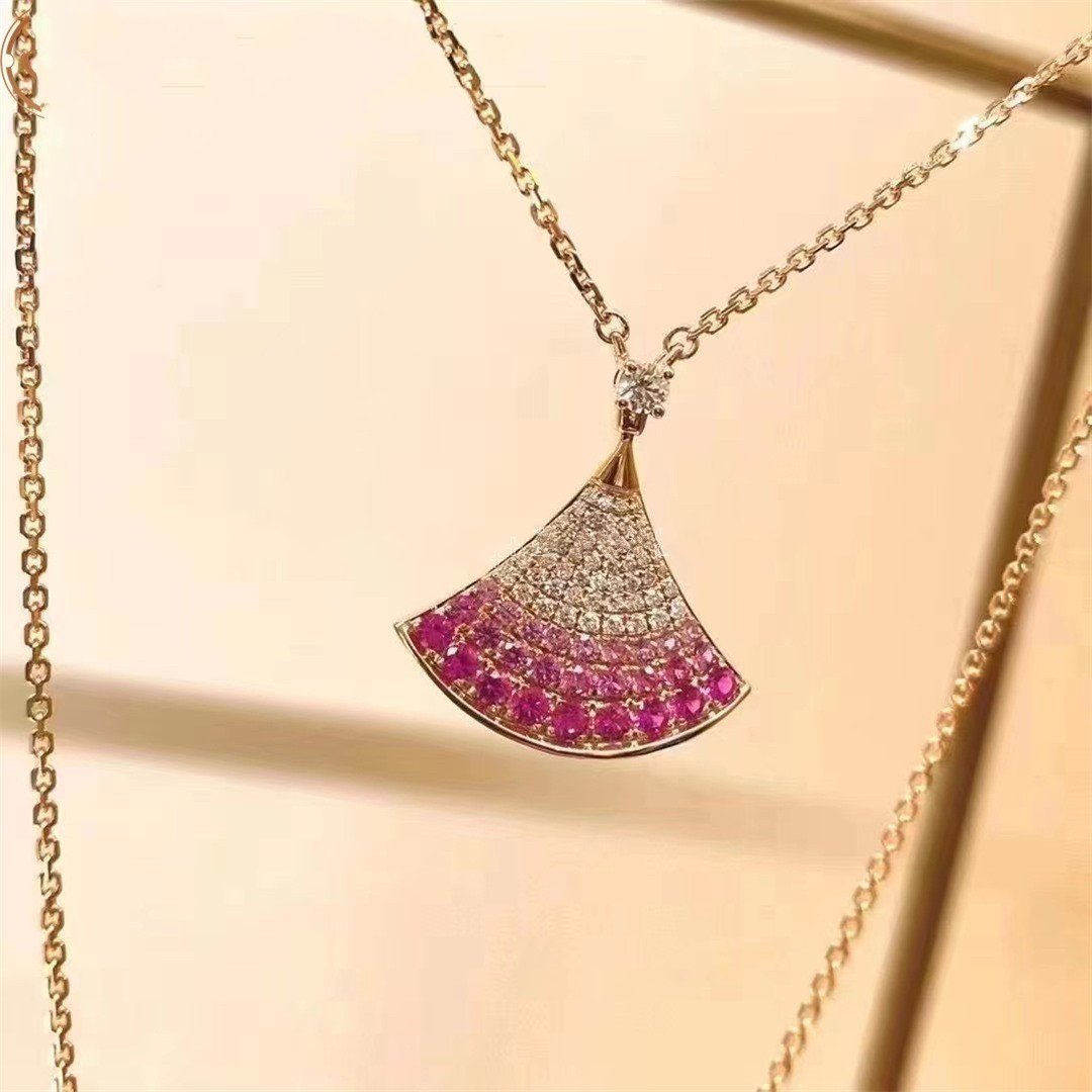 [⭐Glow]DREAM NECKLACE PINK GOLD PINK DIAMOND