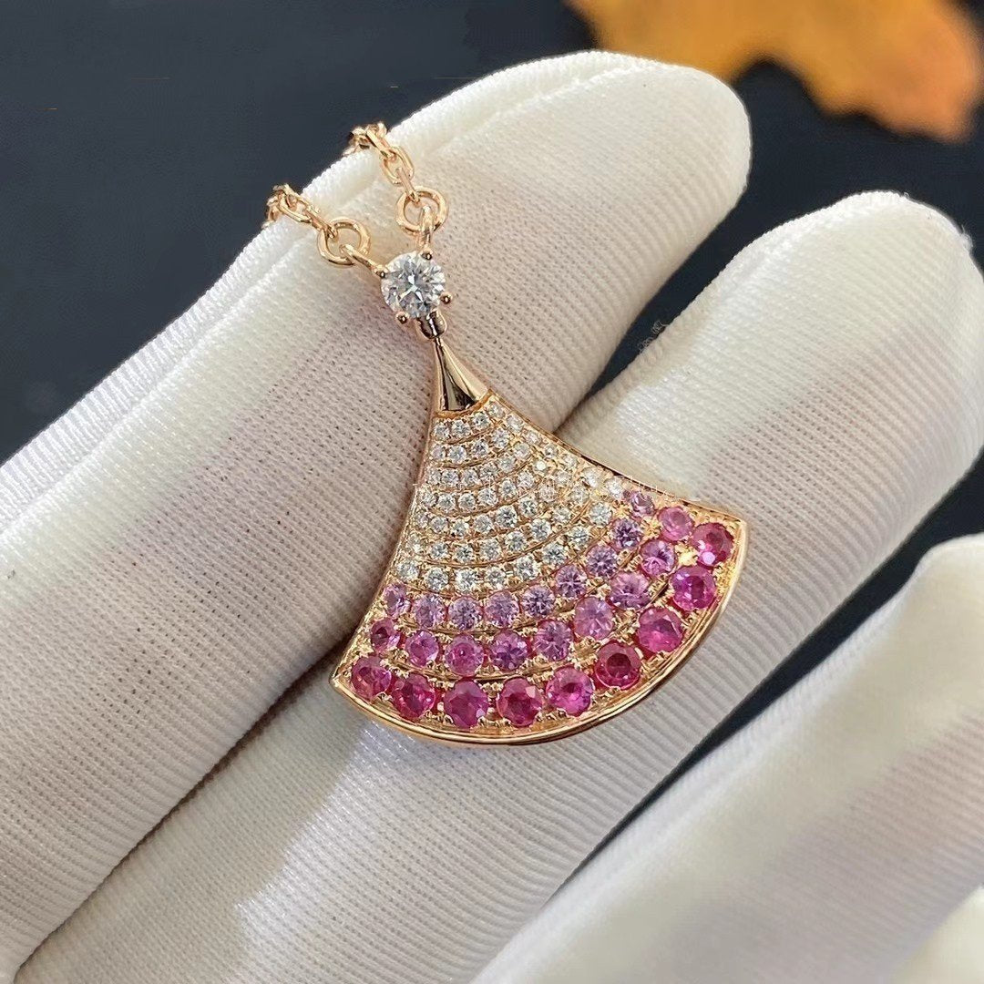 [⭐Glow]DREAM NECKLACE PINK GOLD PINK DIAMOND