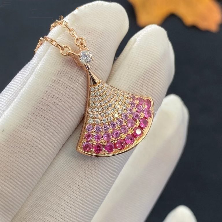 [⭐Glow]DREAM NECKLACE PINK GOLD PINK DIAMOND