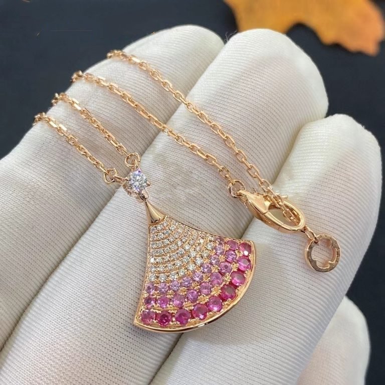 [⭐Glow]DREAM NECKLACE PINK GOLD PINK DIAMOND