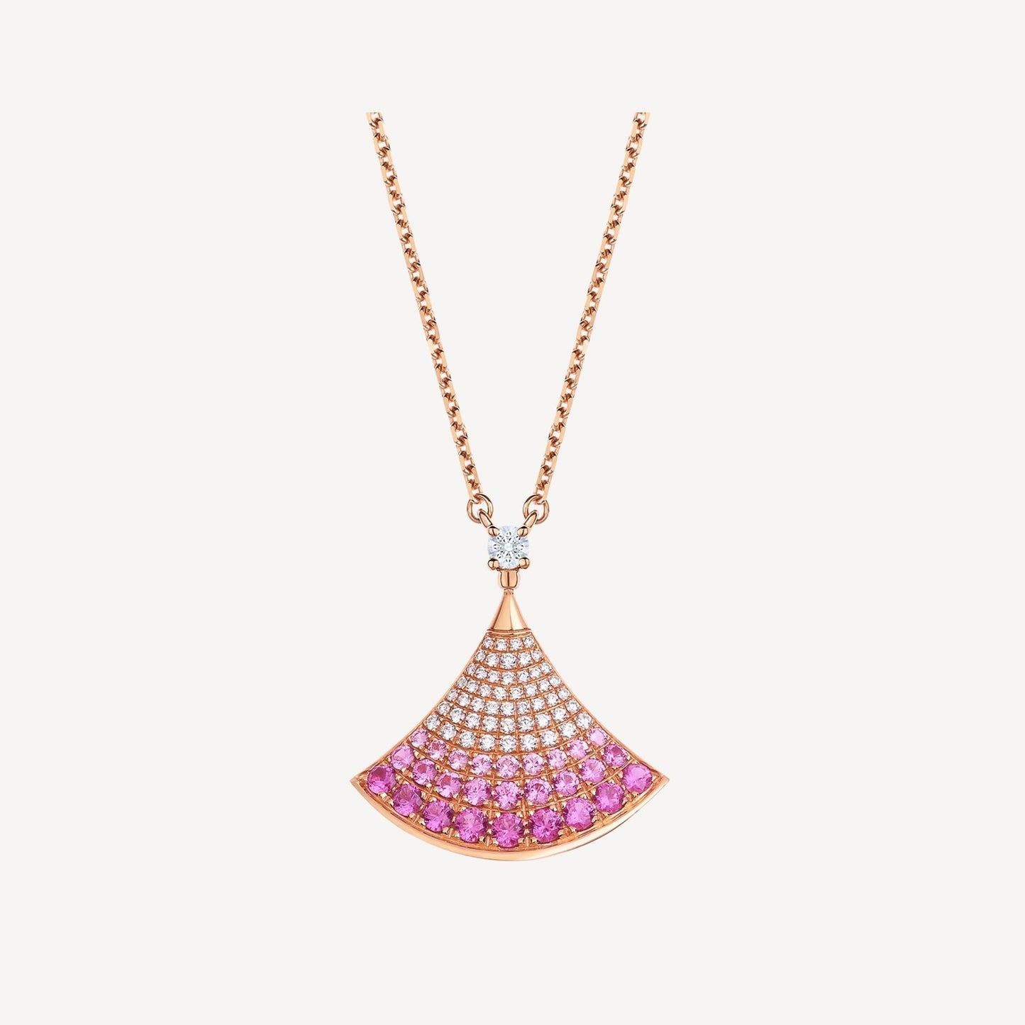 [⭐Glow]DREAM NECKLACE PINK GOLD PINK DIAMOND