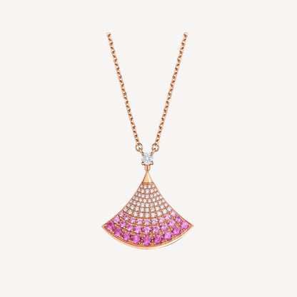 [⭐Glow]DREAM NECKLACE PINK GOLD PINK DIAMOND