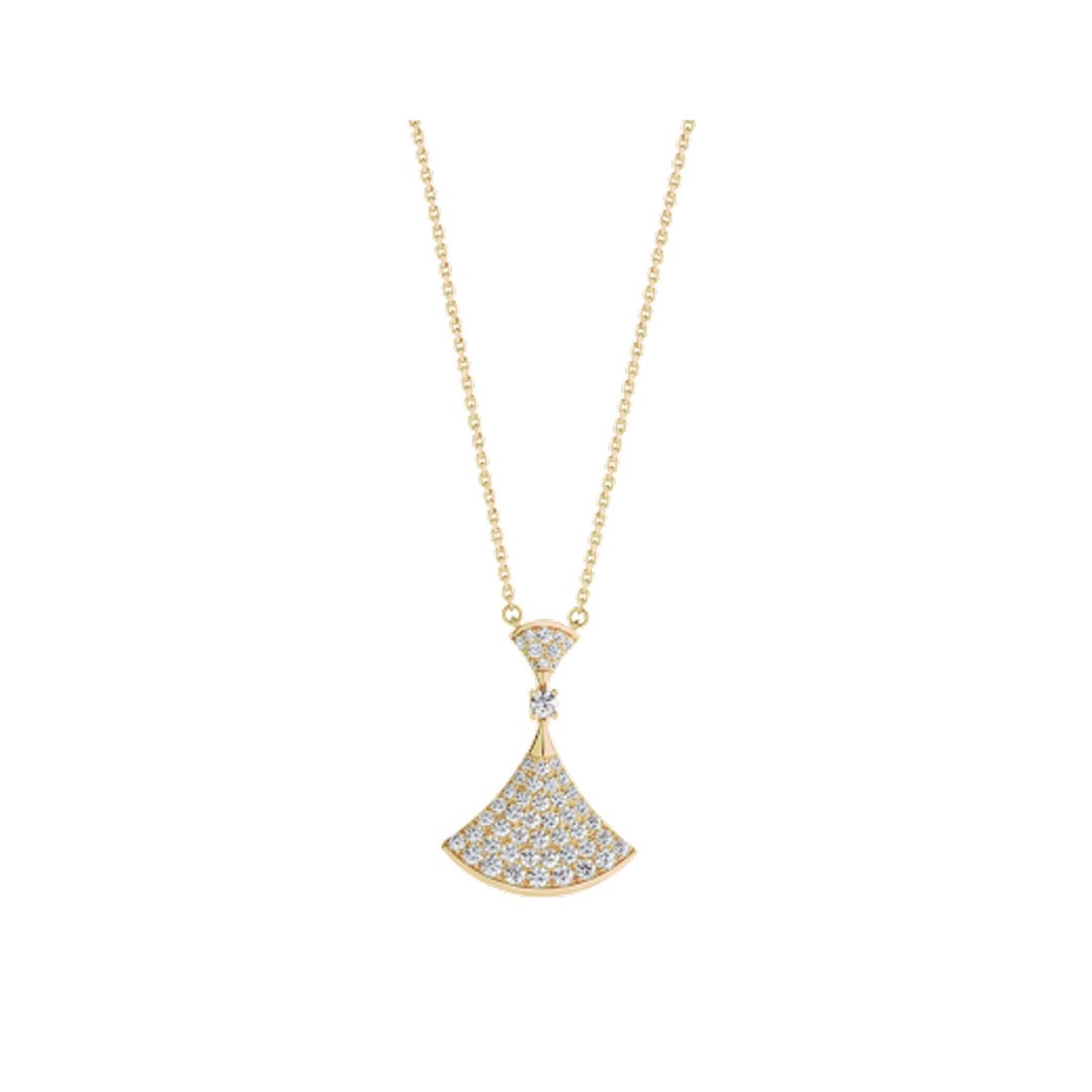 [⭐Glow]DREAM NECKLACE GOLD FULL DIAMOND