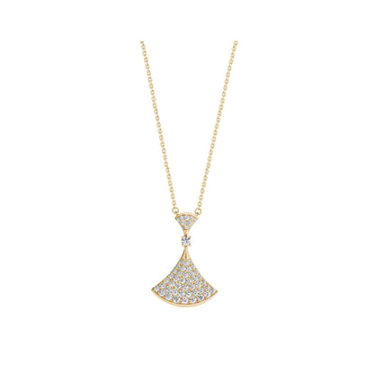[⭐Glow]DREAM NECKLACE GOLD FULL DIAMOND