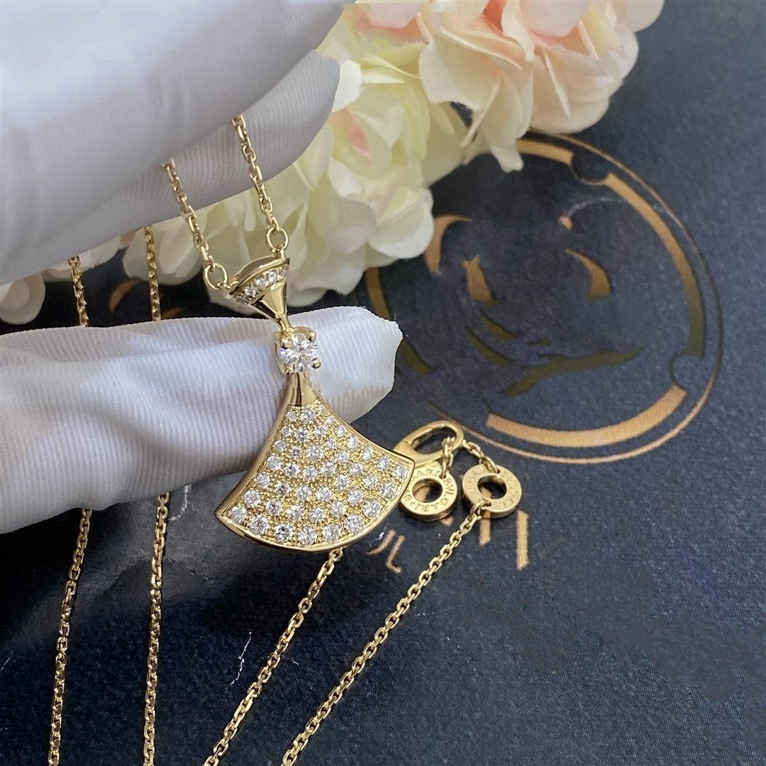 [⭐Glow]DREAM NECKLACE GOLD FULL DIAMOND
