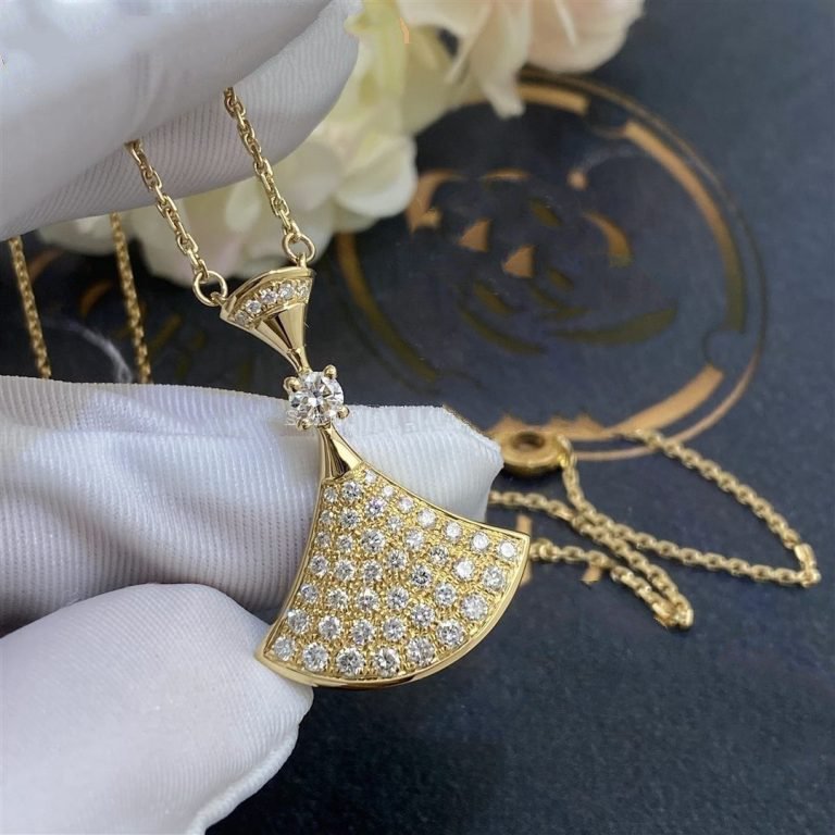 [⭐Glow]DREAM NECKLACE GOLD FULL DIAMOND