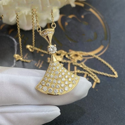 [⭐Glow]DREAM NECKLACE GOLD FULL DIAMOND