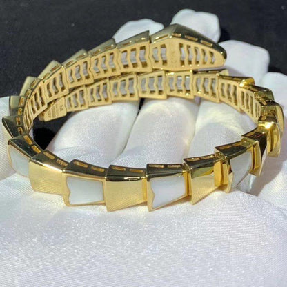 [⭐Glow]SERPENTI BRACELET MOP GOLD