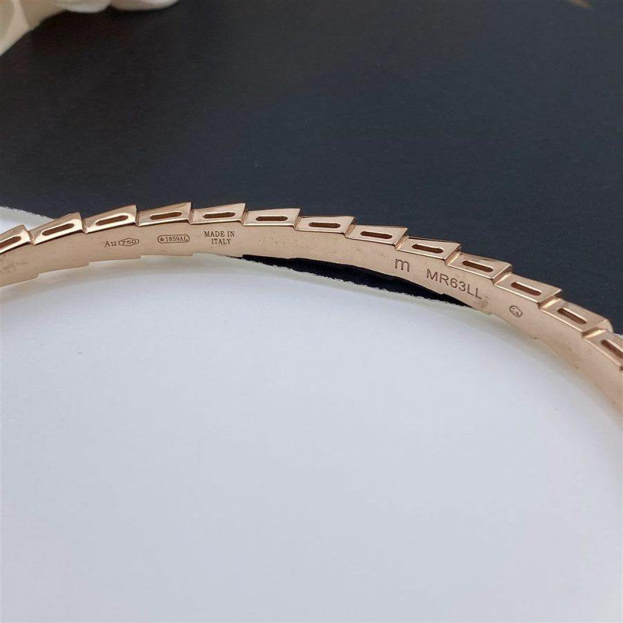 [⭐Glow]SERPENTI BRACELET PINK GOLD MOP DIAMOND