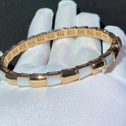 [⭐Glow]SERPENTI BRACELET PINK GOLD MOP