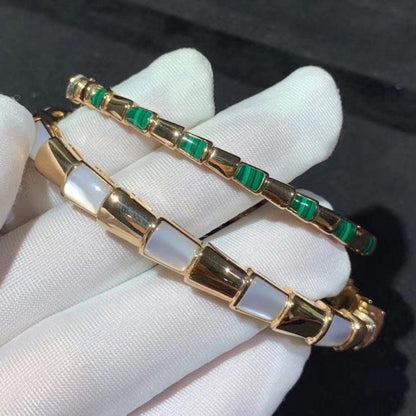 [⭐Glow]SERPENTI BRACELET PINK GOLD MOP