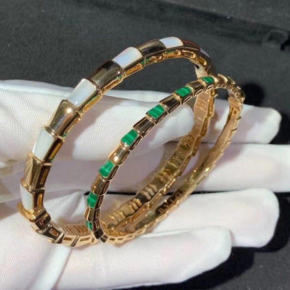 [⭐Glow]SERPENTI BRACELET PINK GOLD MOP