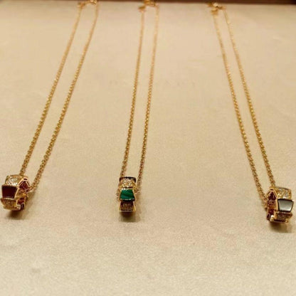 [⭐Glow]SERPENTI PEDANT DIAMOND NECKLACE