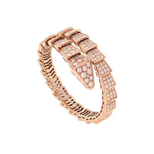 [⭐Glow]SERPENTI BRACELET 8MM PINK GOLD DIAMOND
