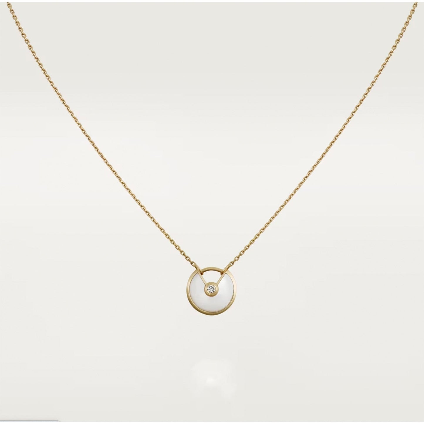 [⭐Glow]AMULETTE ROSE GOLD MOP NECKLACE