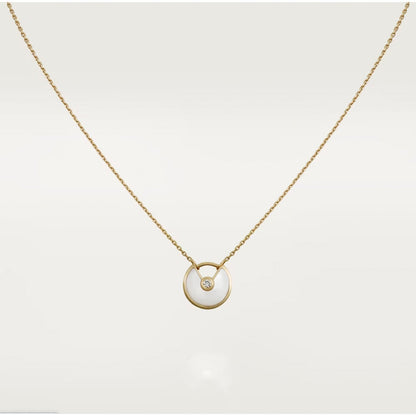 [⭐Glow]AMULETTE ROSE GOLD MOP NECKLACE
