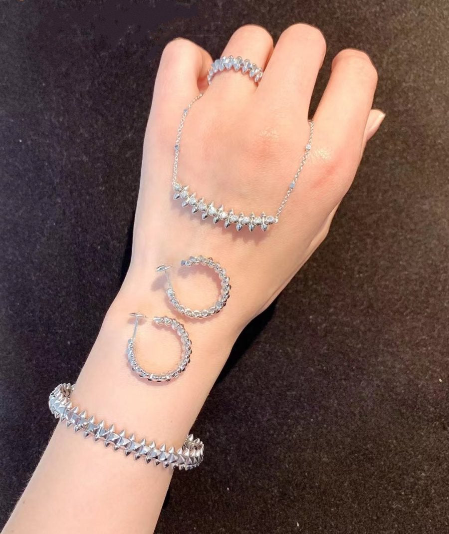 [⭐Glow]CLASH SILVER BRACELET