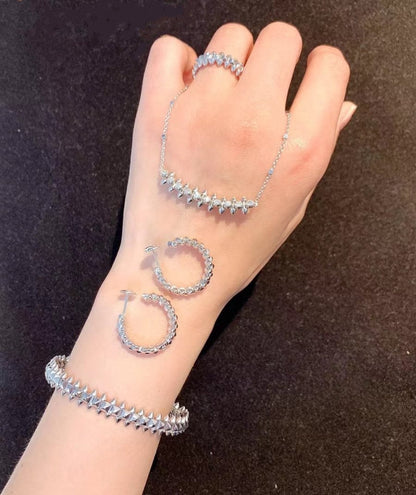 [⭐Glow]CLASH SILVER BRACELET