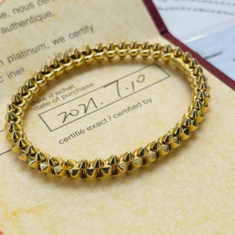 [⭐Glow]CLASH GOLD BRACELET