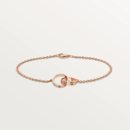 [⭐Glow]LOVE BRACELET DOUBLE RING