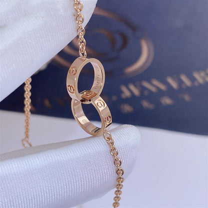 [⭐Glow]LOVE BRACELET DOUBLE RING