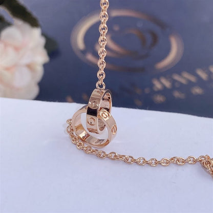 [⭐Glow]LOVE BRACELET DOUBLE RING