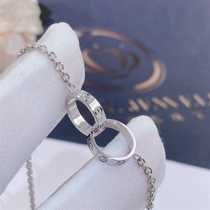 [⭐Glow]LOVE BRACELET DOUBLE RING
